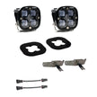 Squadron SAE Fog Pocket Kit - '11-16 F-250/350 Super Duty (SAE Fog; Clear)