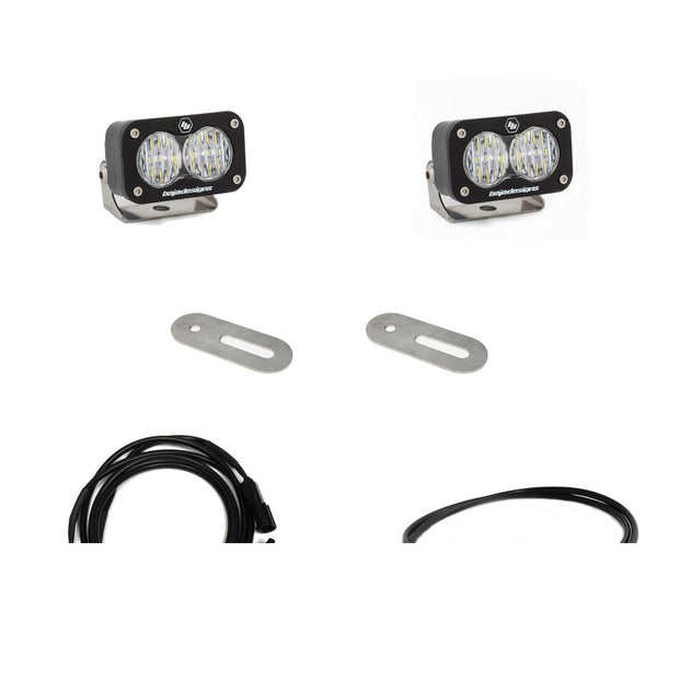 S2 Sport Dual Reverse Light Kit - '17-22 F-250 Super Duty; '17-22 F-350 Super Duty (Light Pattern: Wide Cornering; Color: Clear; Wiring Type: Upfitter)