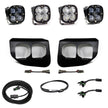 Squadron SAE/Pro Fog Pocket Kit - '20-22 F-250/350 Super Duty (SAE Fog; Clear; Upfitter Wiring)