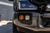 Squadron SAE/Sport Fog Pocket Kit - '20-22 F-250/350 Super Duty (SAE Fog; Clear; Toggle Wiring)