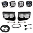 Squadron SAE/Sport Fog Pocket Kit - '20-22 F-250/350 Super Duty (SAE Fog; Clear; Upfitter Switch)