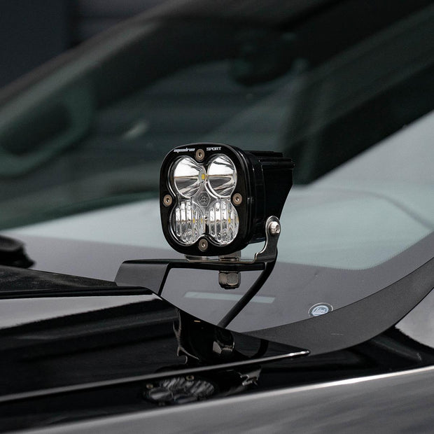 Squadron Sport A-Pillar Kit - '19-22 Sierra 1500 (Driving/Combo; Clear)