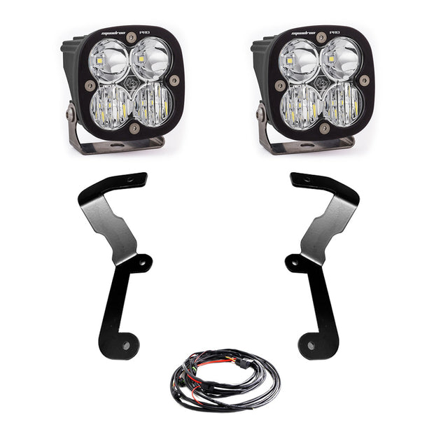 Squadron Pro A-Pillar Kit - '19-22 Sierra 1500 (Driving/Combo; Clear)