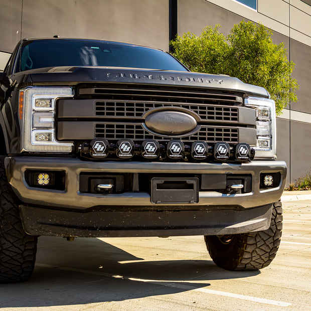 XL Sport Linkable Sport Bumper Light Kit - '17-19 F-250/350 Super Duty (Multi-Pattern; Clear; Upfitter Wiring)