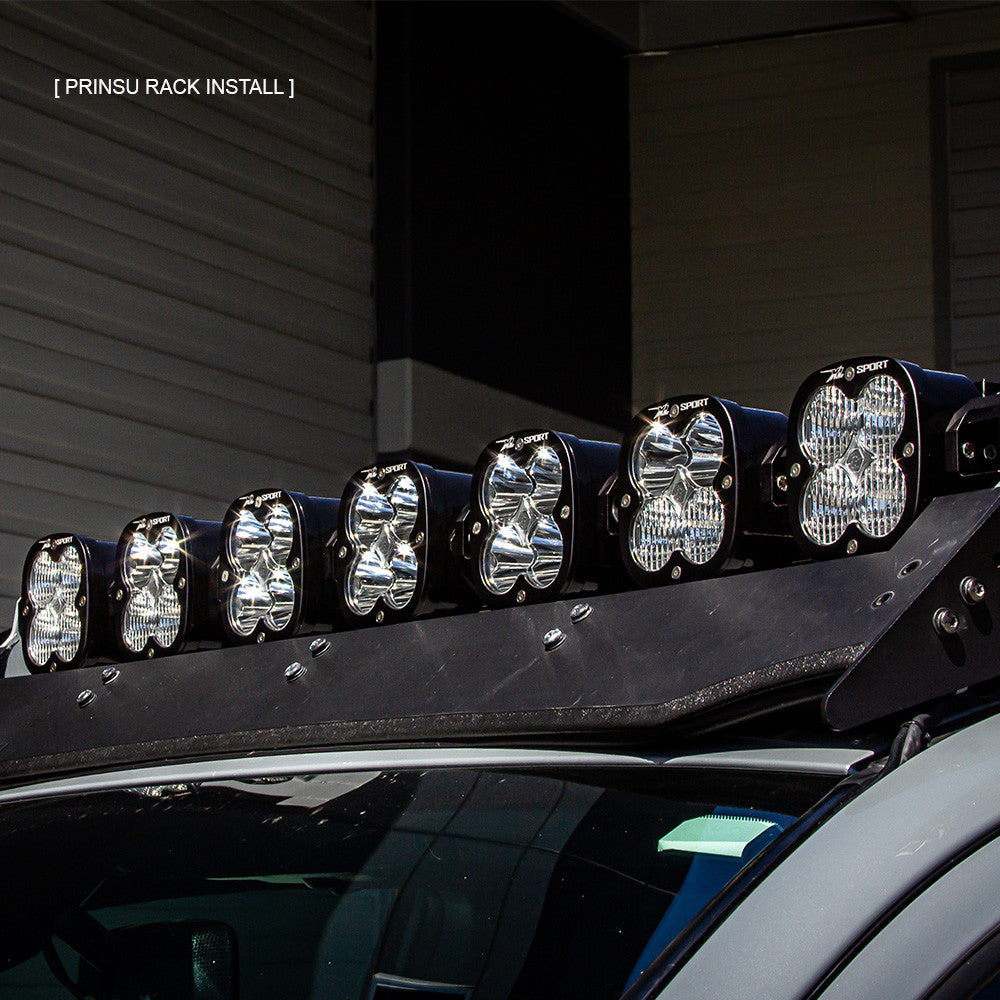 Toyota 7XL Sport Linkable Roof Light Bar Kit For Prinsu Rack  - '10-24 4Runner; '07-14 FJ Cruiser; '05-23 Tacoma; '07-21 Tundra (Multi-Pattern; Clear)