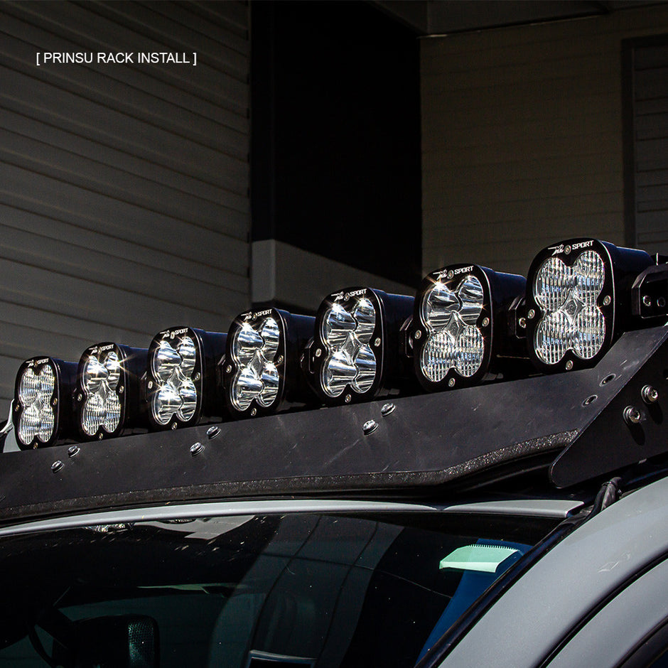 Toyota 7XL Sport Linkable Roof Light Bar Kit For Prinsu Rack  - '10-24 4Runner; '07-14 FJ Cruiser; '05-23 Tacoma; '07-21 Tundra (Multi-Pattern; Clear)