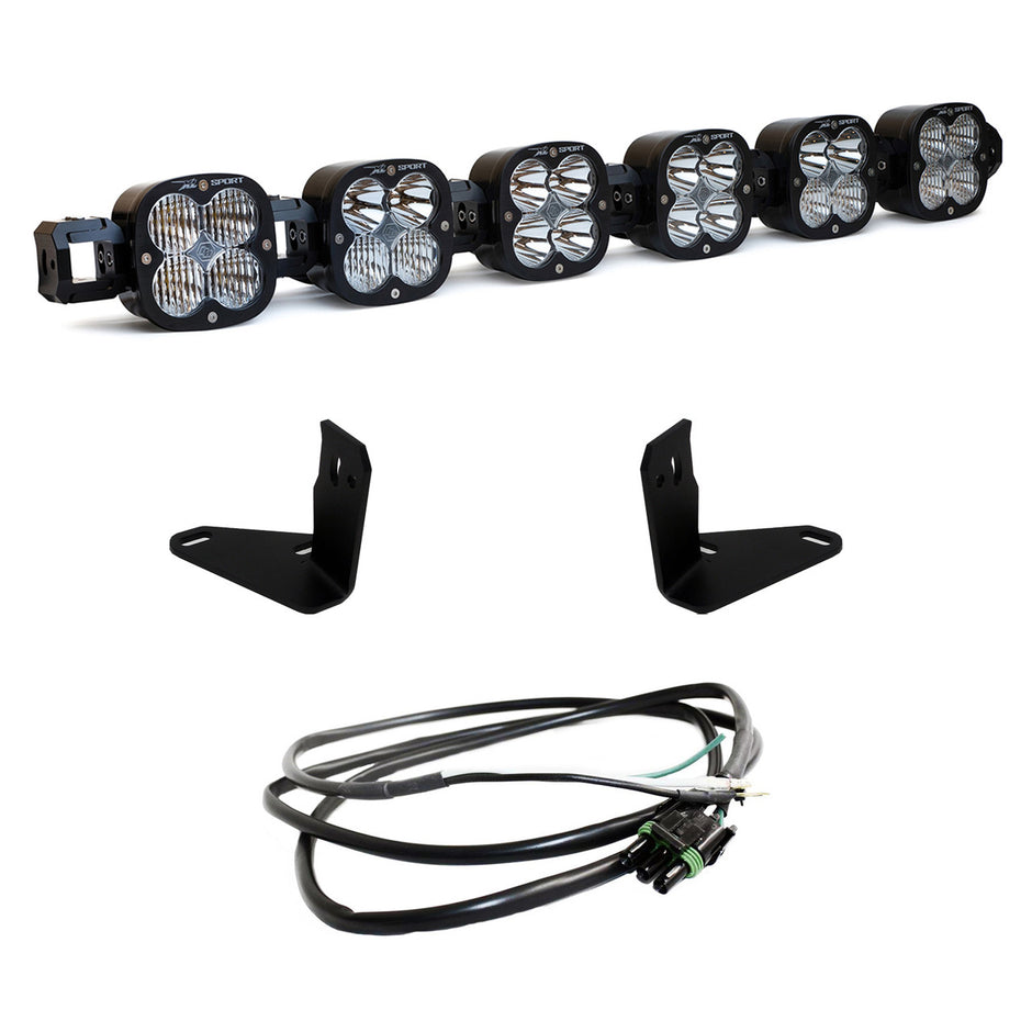 XL Sport Linkable Sport Bumper Light Kit - '21-26 Bronco; '22-26 Bronco Raptor; W/ OE Steel Bumper (Multi-Pattern; Clear; Upfitter Wiring)