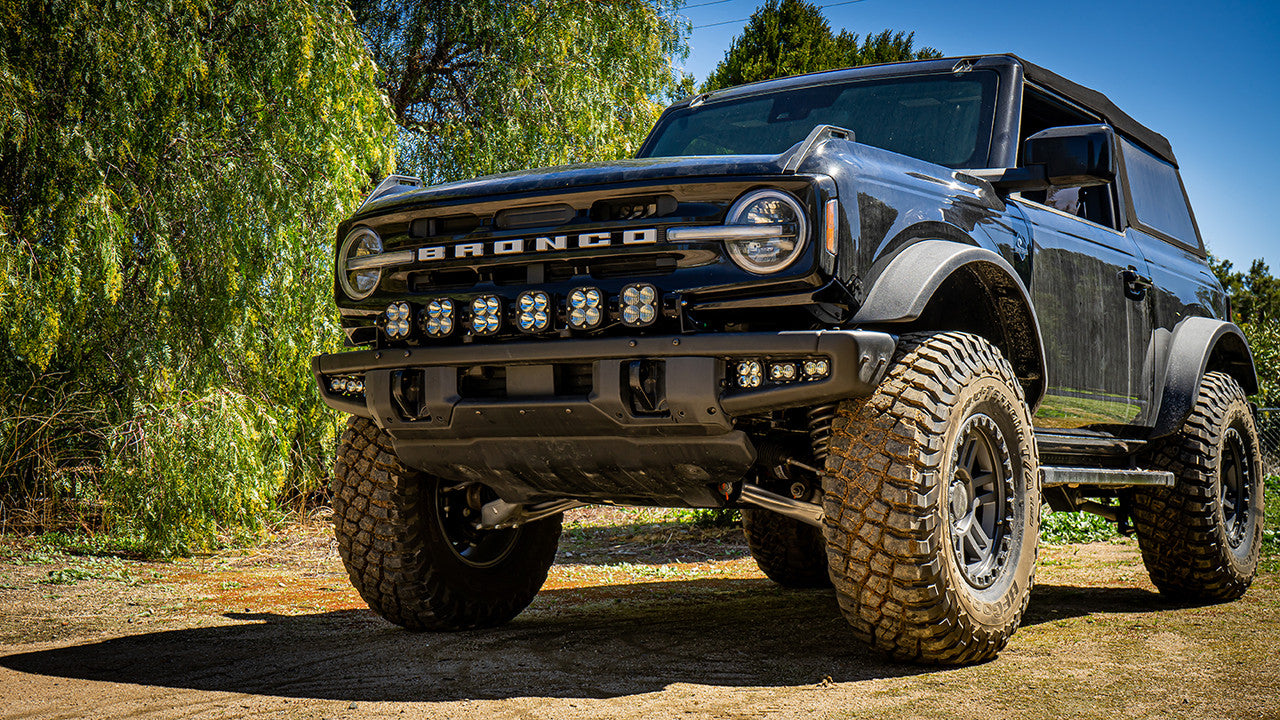 XL Sport Linkable Sport Bumper Light Kit - '21-26 Bronco; '22-26 Bronco Raptor; W/ OE Steel Bumper (Multi-Pattern; Clear; Upfitter Wiring)