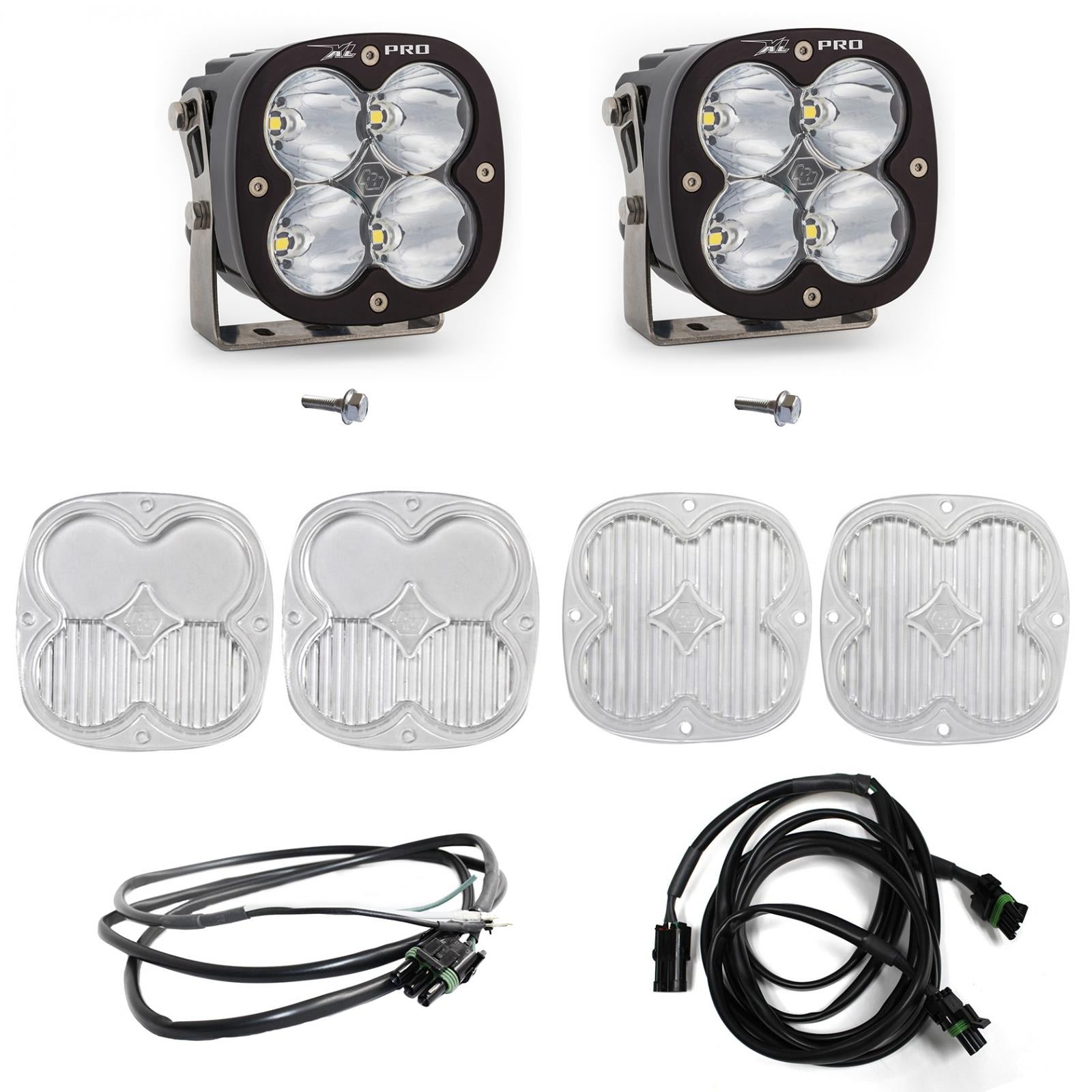 XL Pro A-Pillar Kit - '21-26 Bronco; '22-26 Bronco Raptor (Spot; Clear; Upfitter Wiring)
