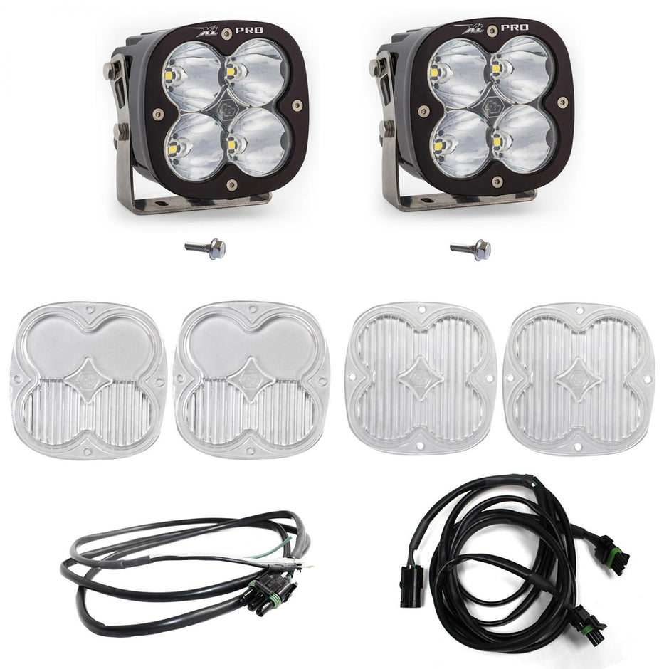 XL Pro A-Pillar Kit - '21-26 Bronco; '22-26 Bronco Raptor (Spot; Clear; Upfitter Wiring)