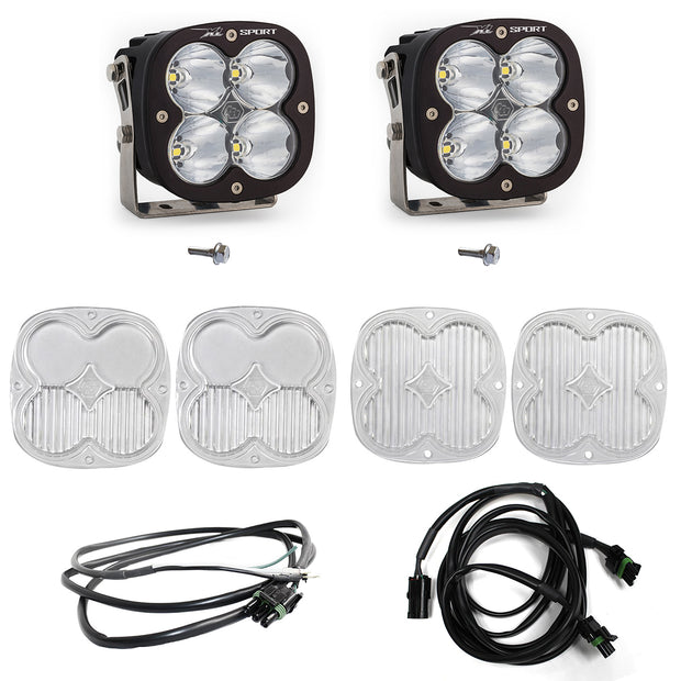 XL Sport A-Pillar Kit - '21-26 Bronco; '22-26 Bronco Raptor (Spot; Clear; Upfitter Wiring)