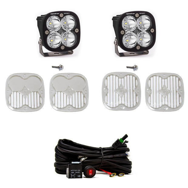 Squadron Sport A-Pillar Kit - '21-26 Bronco; '22-26 Bronco Raptor (Spot; Clear; Toggle Wiring)