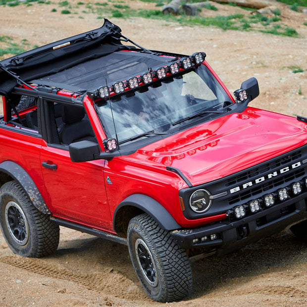 XL Sport Linkable Sport Roof Mount Kit - '21-26 Bronco; '22-26 Bronco Raptor (Multi-Pattern; Clear; Toggle Wiring)