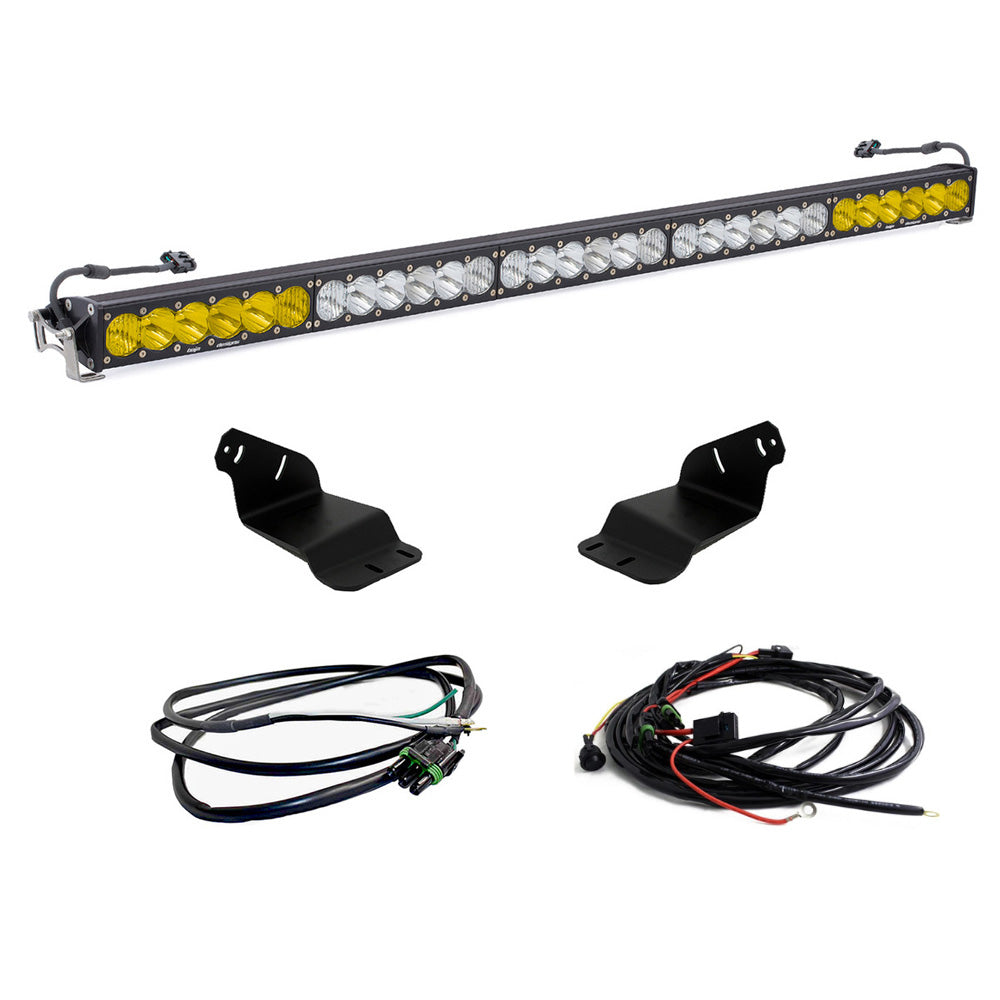 OnX6+ 50 Inch Roof Mount Kit - '21-26 Bronco; '22-26 Bronco Raptor (Multi-Pattern; Clear/Baja Amber; Upfitter Wiring)