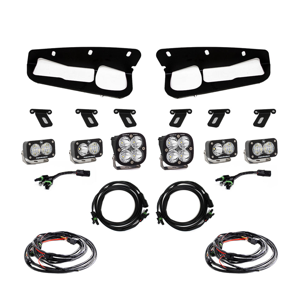 Squadron Sport/S2 Sport Fog Pocket Kit - '21-26 Bronco; '22-26 Bronco Raptor (Multi-Pattern; Clear; Toggle Wiring)