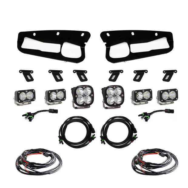 Squadron Sport/S2 Sport Fog Pocket Kit - '21-26 Bronco; '22-26 Bronco Raptor (Multi-Pattern; Clear; Toggle Wiring)