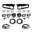 Squadron SAE/Dual S2 Sport Steel Bumper Fog Pocket Kit - '21-26 Bronco; '22-26 Bronco Raptor; Steel Bumper (SAE Fog; Clear; Toggle Wiring)