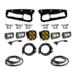 Squadron SAE/Dual S2 Sport Steel Bumper Fog Pocket Kit - '21-26 Bronco; '22-26 Bronco Raptor; Steel Bumper (SAE Fog; Baja Amber; Toggle Wiring)
