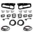 Squadron Pro/Dual S2 Sport Steel Bumper Fog Pocket Kit - '21-26 Bronco; '22-26 Bronco Raptor; Steel Bumper (Multi-Pattern; Clear; Toggle Wiring)