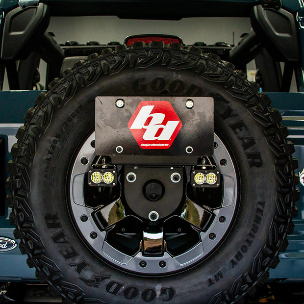 S2 Sport Dual Reverse Kit - '21-26 Bronco (Multi-Pattern; Clear; Toggle Wiring; No License Plate Mount)