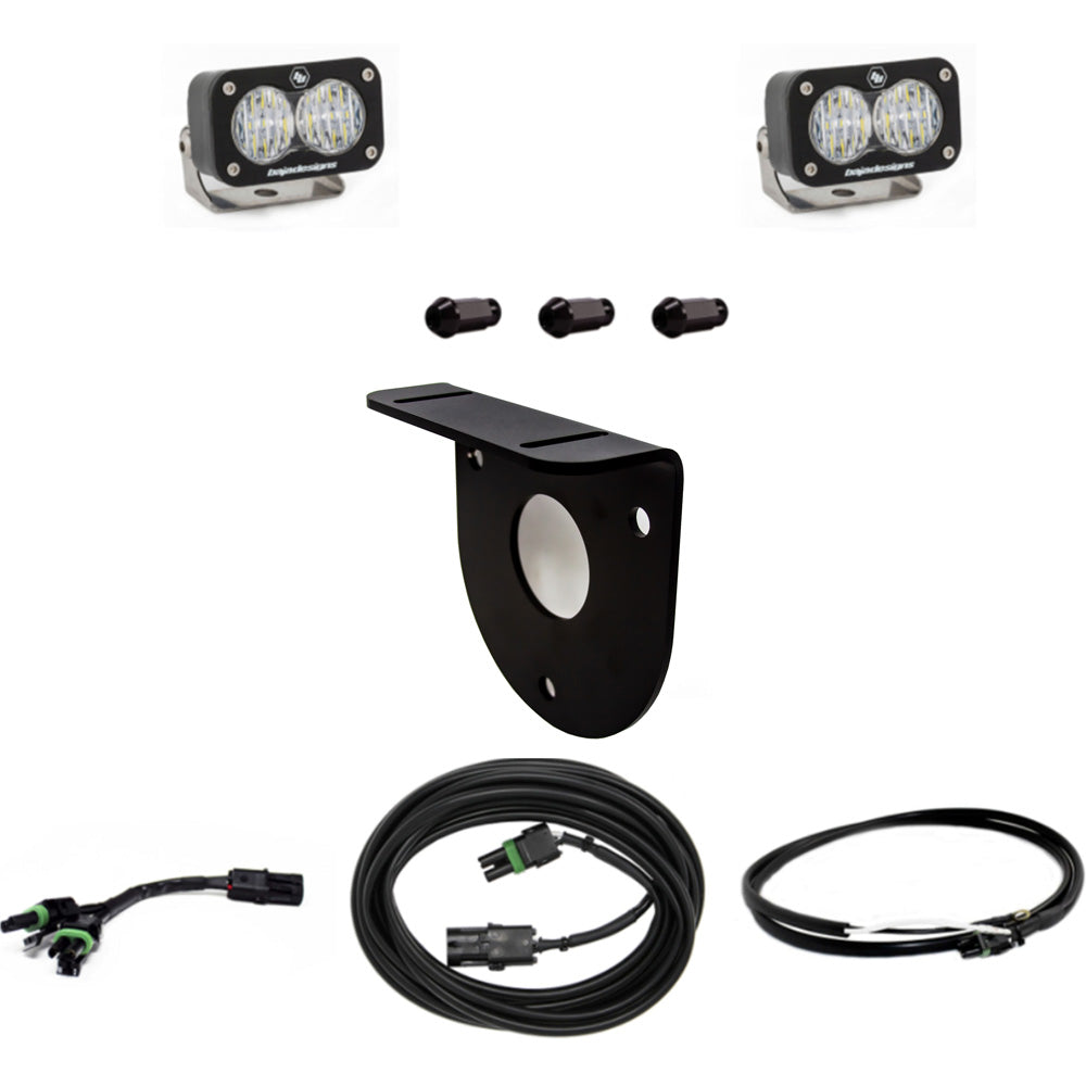 S2 Sport Dual Reverse Kit - '21-26 Bronco (Multi-Pattern; Clear; Upfitter Wiring; No License Plate Mount)