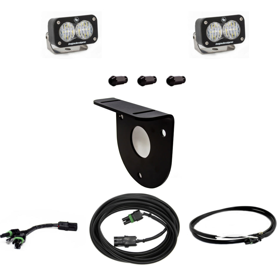 S2 Sport Dual Reverse Kit - '21-26 Bronco (Multi-Pattern; Clear; Upfitter Wiring; No License Plate Mount)