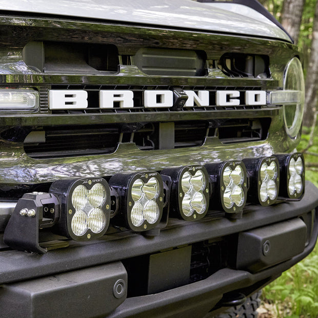 XL Sport Linkable Sport Bumper Light Kit - '21-26 Bronco; W/ OE Plastic Bumper (Multi-Pattern; Clear; Toggle Wiring)