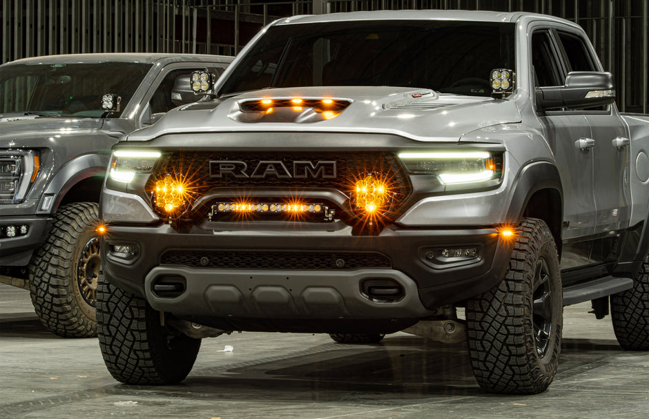 XL80 A-Pillar Kit - '19-24 1500 Rebel; '21-24 1500 TRX (Driving/Combo; Clear)
