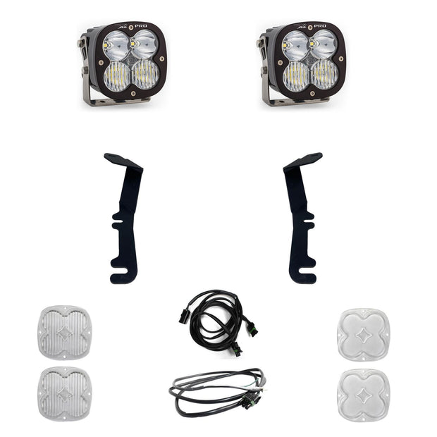 XL Pro A-Pillar Kit - '19-24 1500 Rebel; '21-24 1500 TRX (Driving/Combo; Clear)