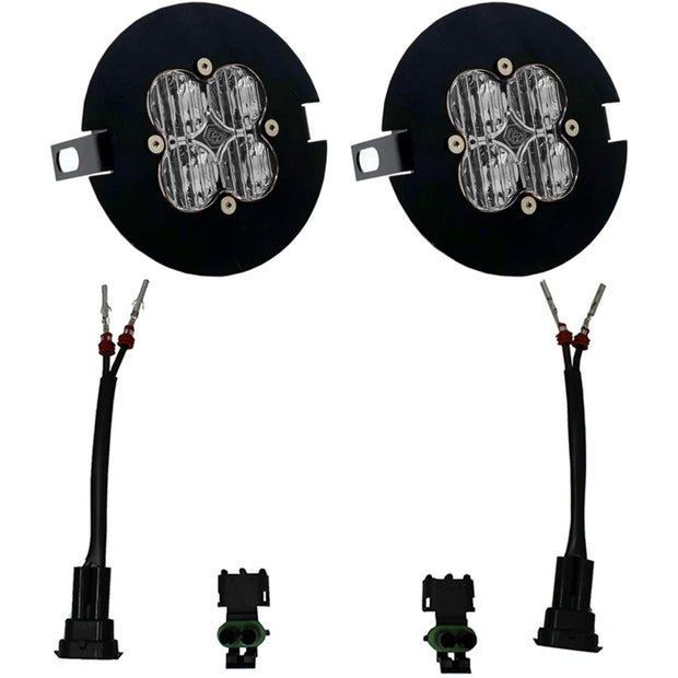 Squadron Sport Fog Pocket Kit - '06-14 F-150; '05-11 Tacoma; '07-13 Tundra  '23-On Sequoia (Wide Cornering; Clear)