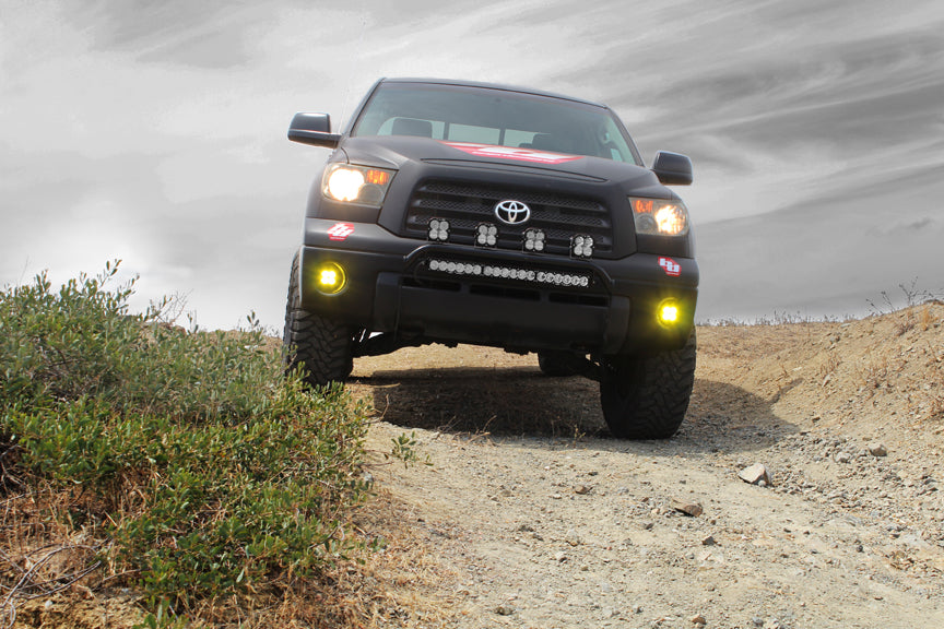 Squadron Sport Fog Pocket Kit - '06-14 F-150; '05-11 Tacoma; '07-13 Tundra  '23-On Sequoia (Wide Cornering; Clear)