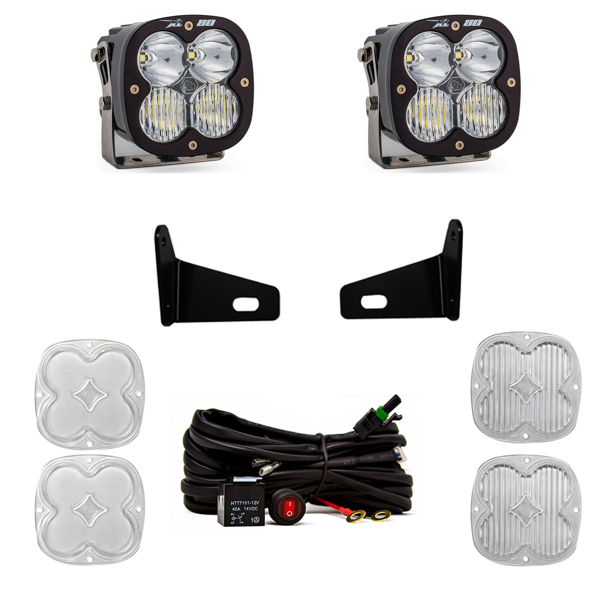 XL80 A-Pillar Kit - '17-24 Maverick X3 (Driving/Combo; Clear)