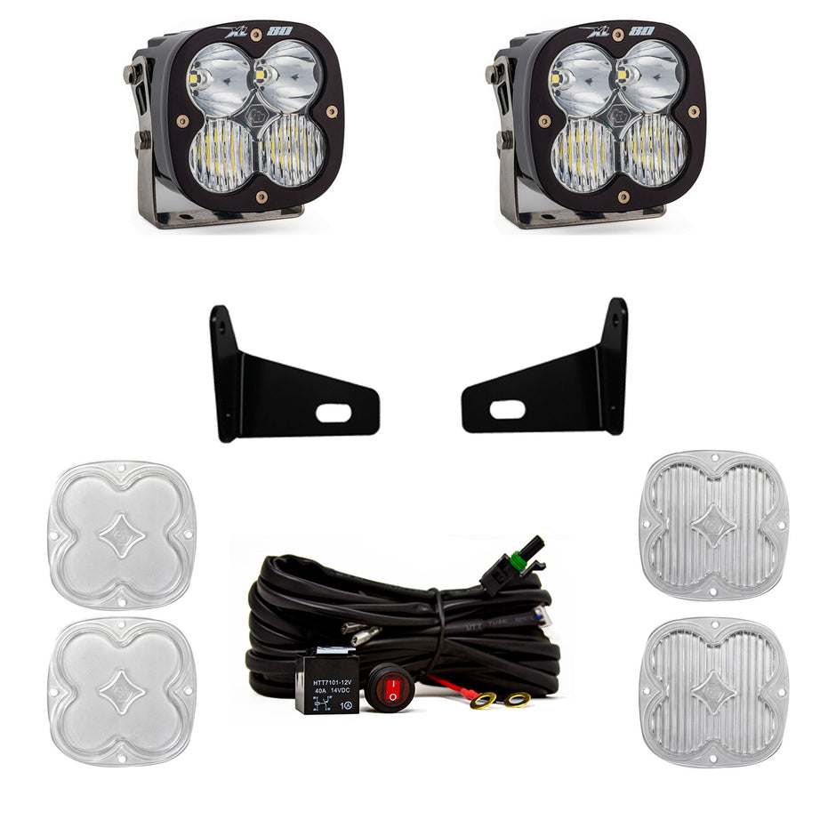 XL80 A-Pillar Kit - '17-24 Maverick X3 (Driving/Combo; Clear)