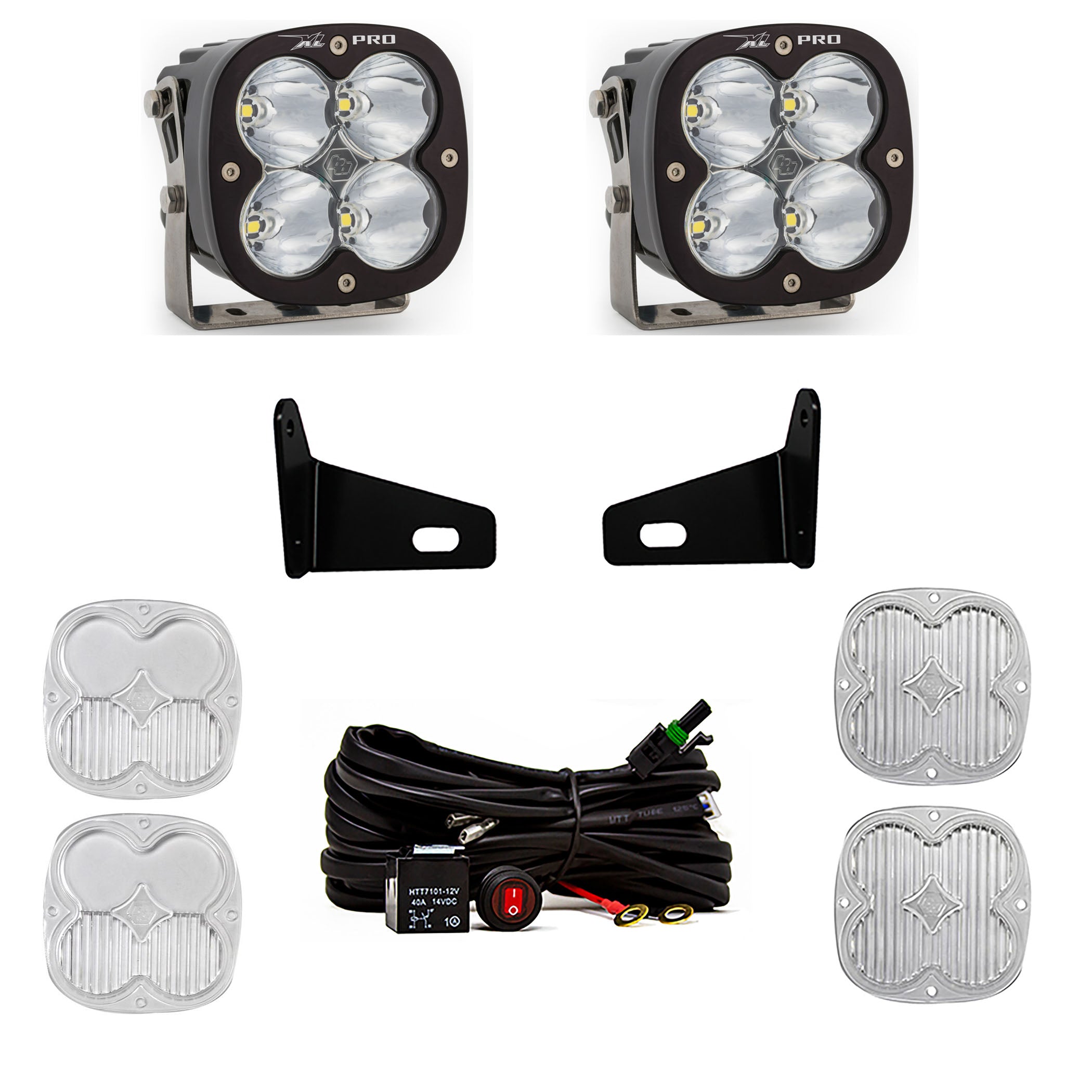 XL Pro A-Pillar Kit - '17-24 Maverick X3 (Driving/Combo; Clear)