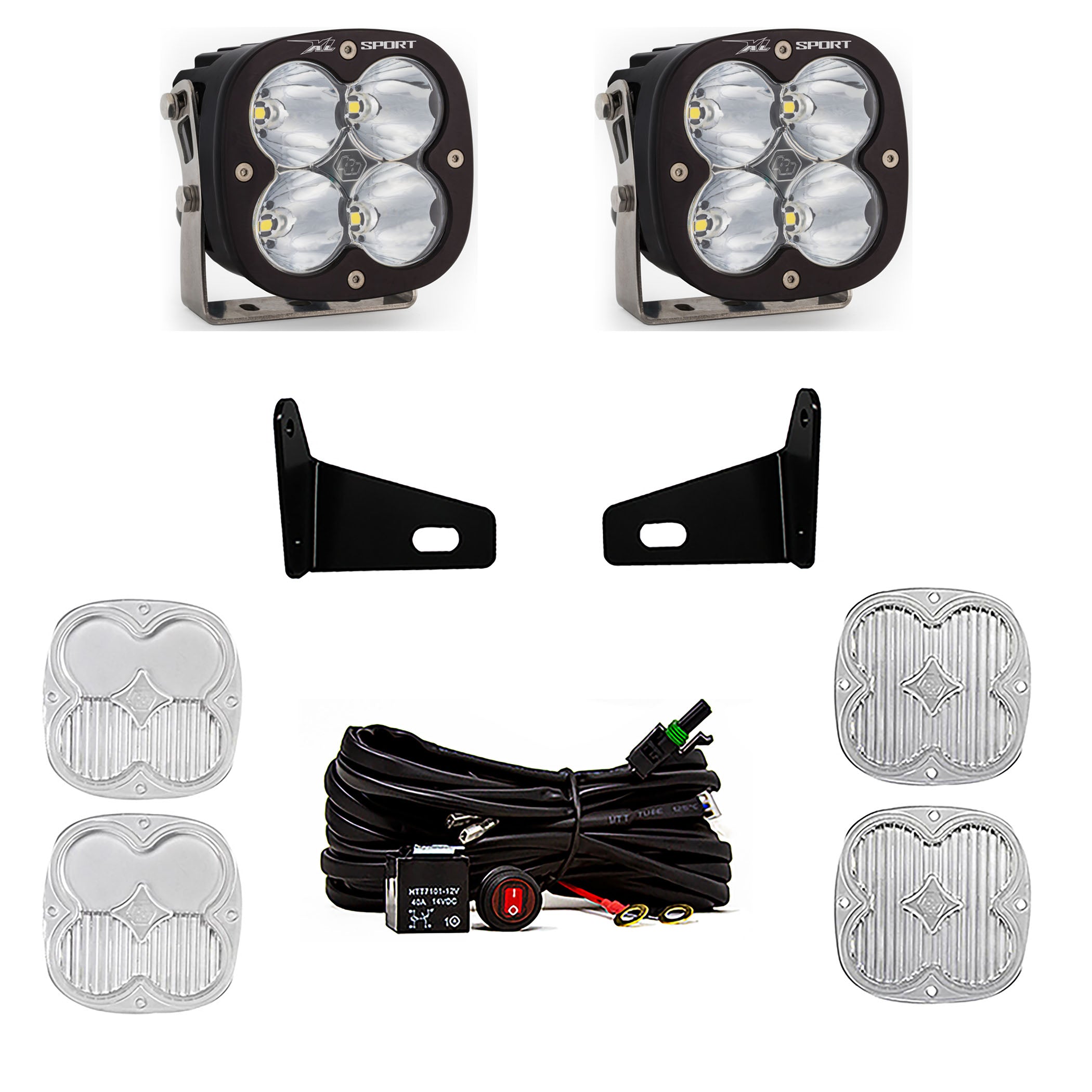 XL Sport A-Pillar Kit - '17-24 Maverick X3 (Driving/Combo; Clear)