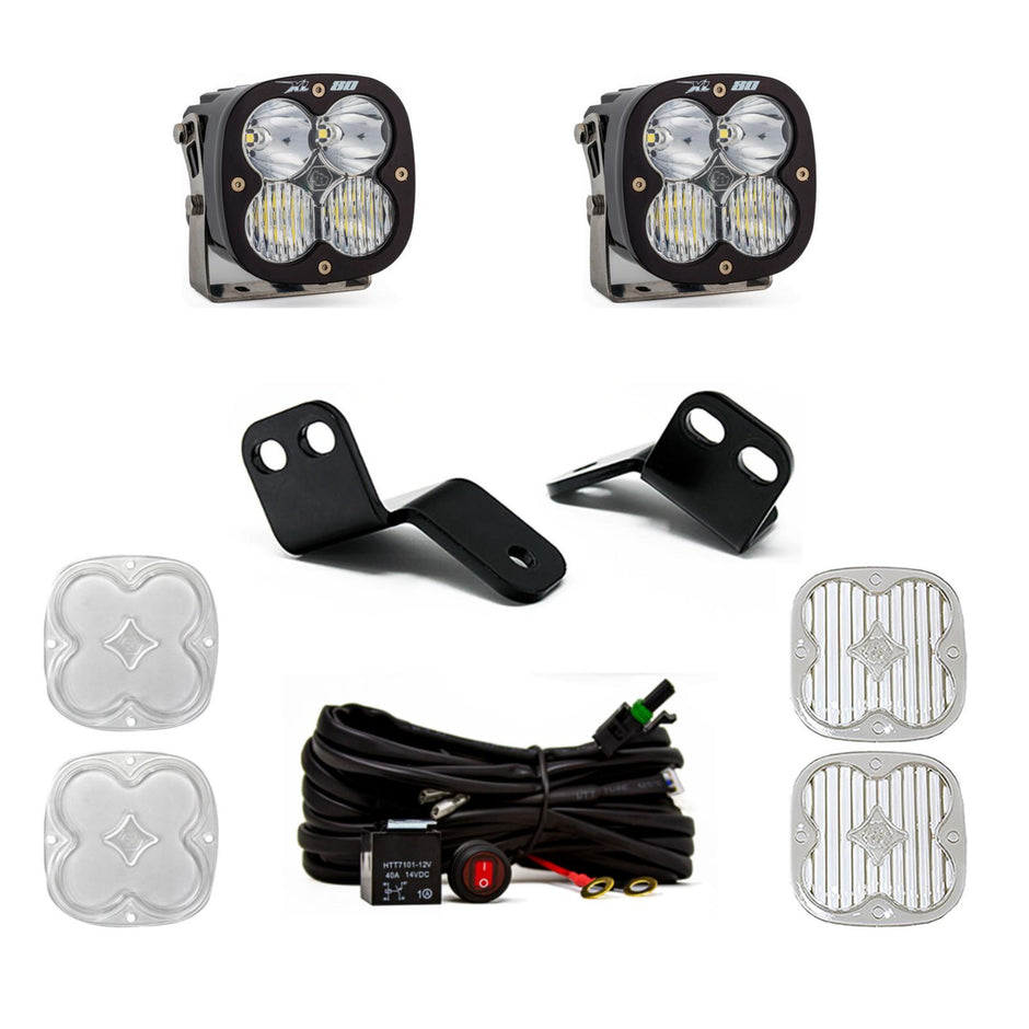 XL80 A-Pillar Kit - '14-21 RZR XP 1000; XP Turbo; Turbo S (Driving/Combo; Clear)