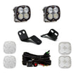 XL80 A-Pillar Kit - '14-21 RZR XP 1000; XP Turbo; Turbo S (Driving/Combo; Clear)