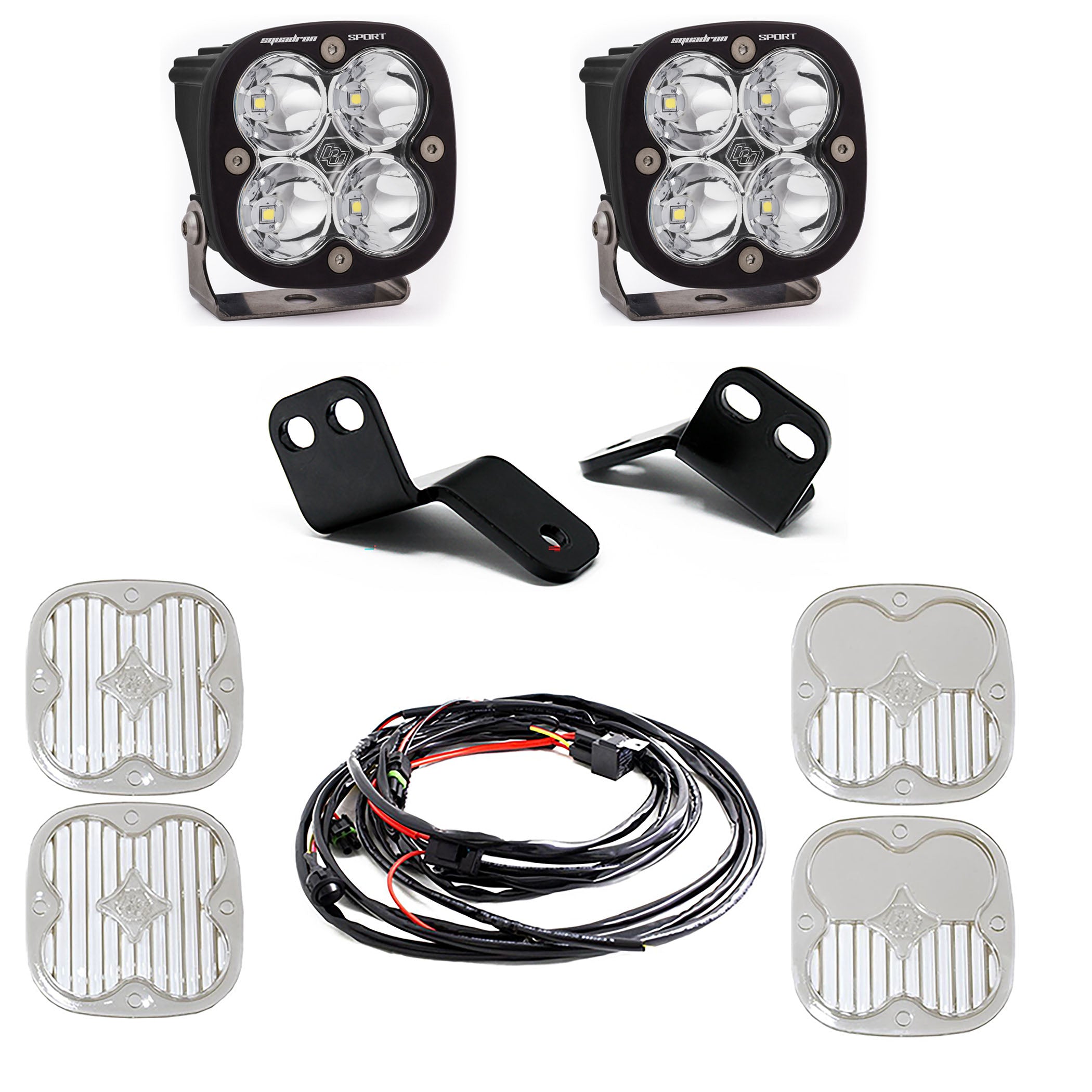 Squadron Sport A-Pillar Kit - '18-22 Wildcat XX (Driving/Combo; Clear)
