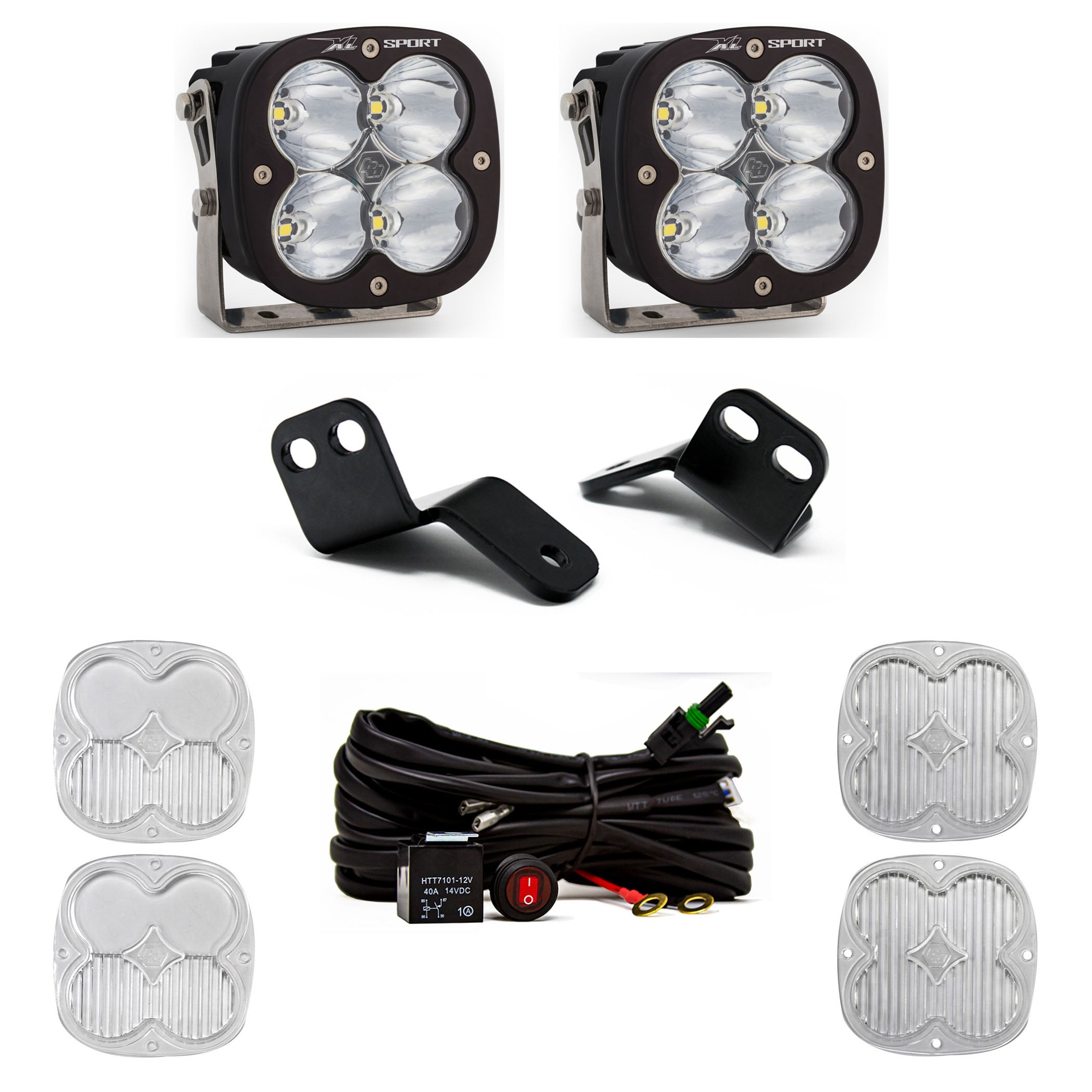 XL Sport A-Pillar Kit - '18-22 Wildcat XX (Driving/Combo; Clear)