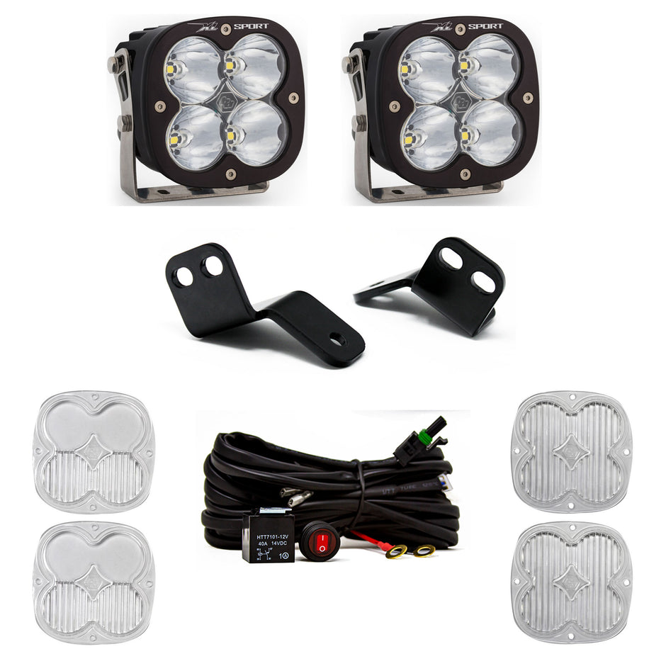 XL Sport A-Pillar Kit - '18-22 Wildcat XX (Driving/Combo; Clear)
