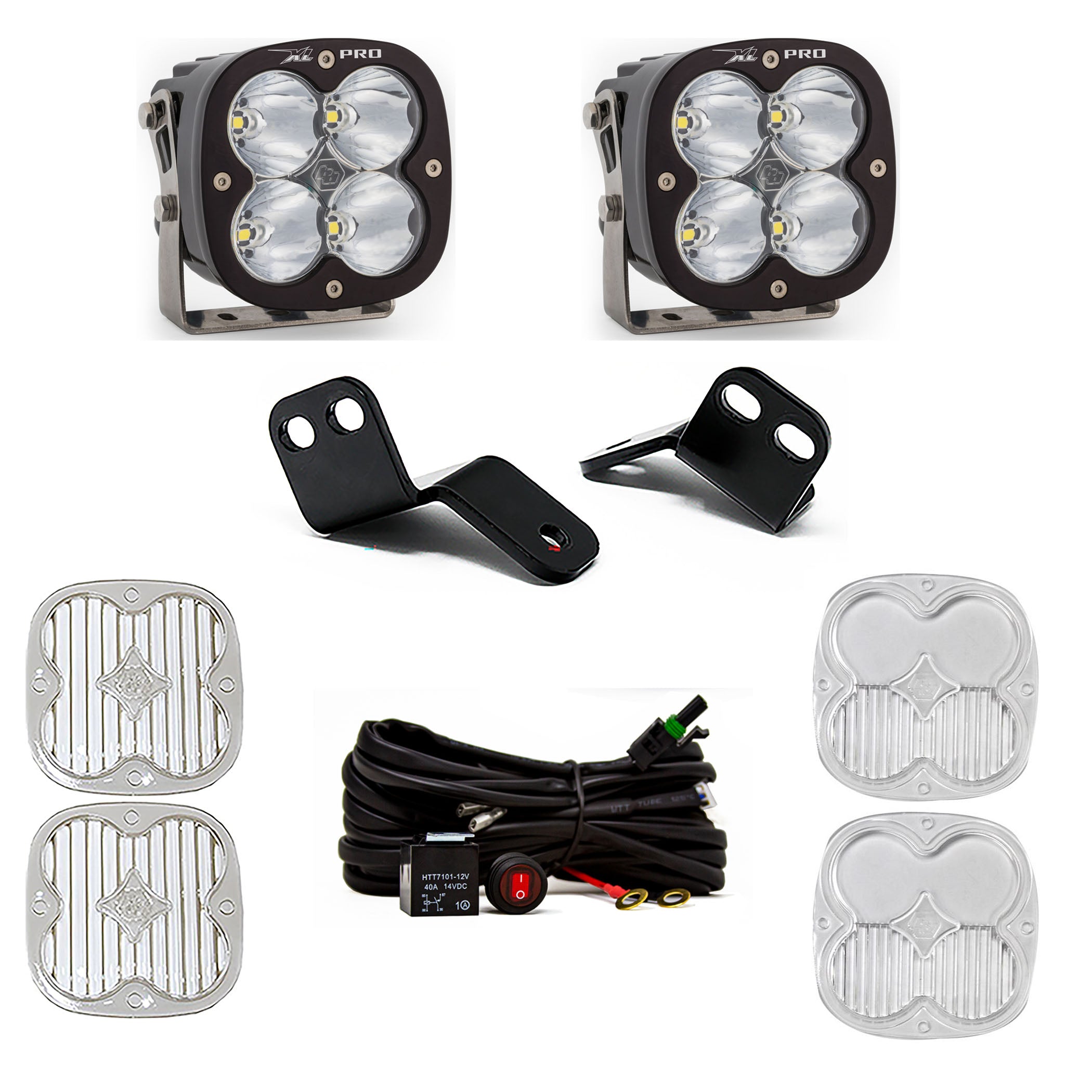 XL Pro A-Pillar Kit - '18-22 Wildcat XX (Driving/Combo; Clear)