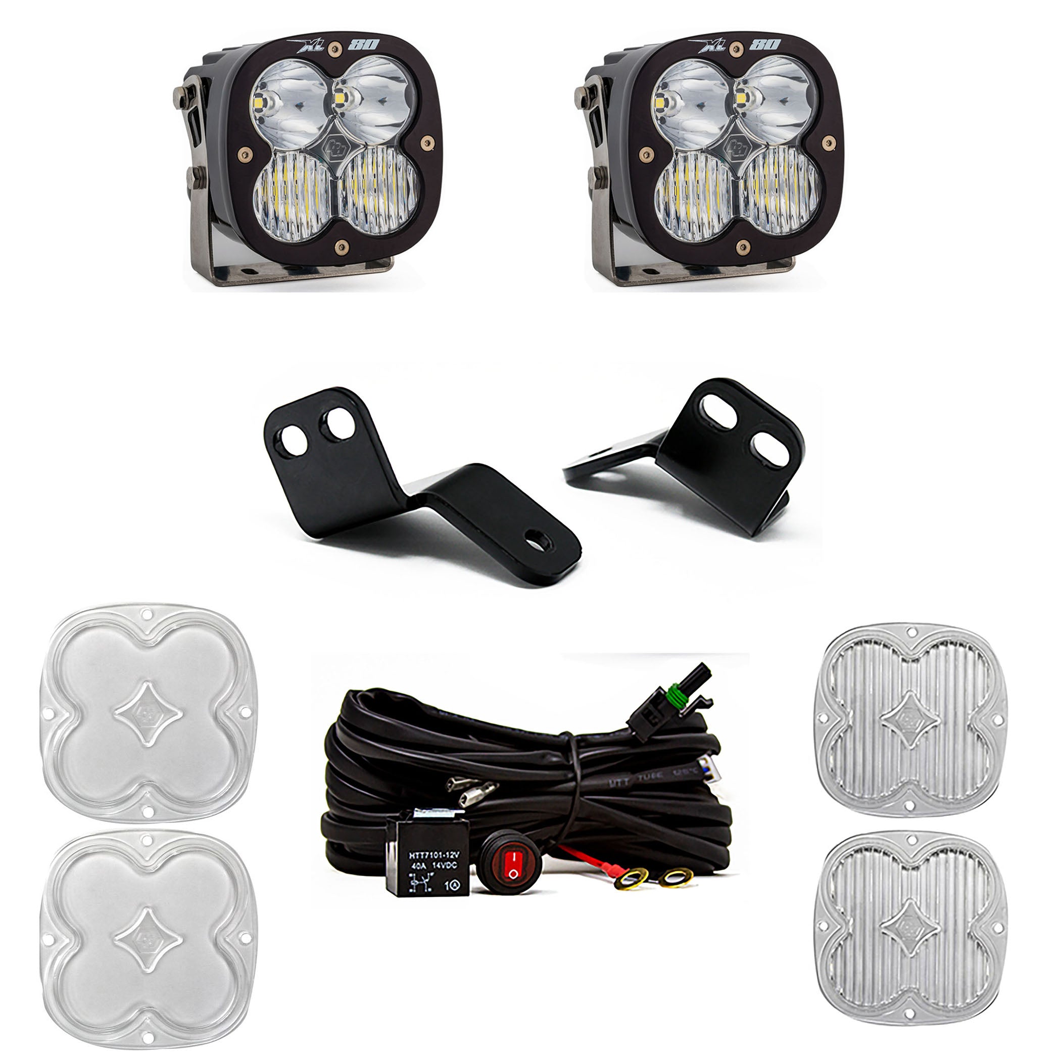 XL80 A-Pillar Kit - '18-22 Wildcat XX (Driving/Combo; Clear)