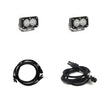 S2 Sport Dual Reverse Kit - GMC Sierra 1500 2019-26; 2500HD/3500HD 2020-23 (Wide Cornering; Clear)