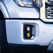 S1 Dual Fog Pocket Kit - '20-22 Sierra 2500HD/3500HD (Wide Cornering/Spot; Clear/Clear)