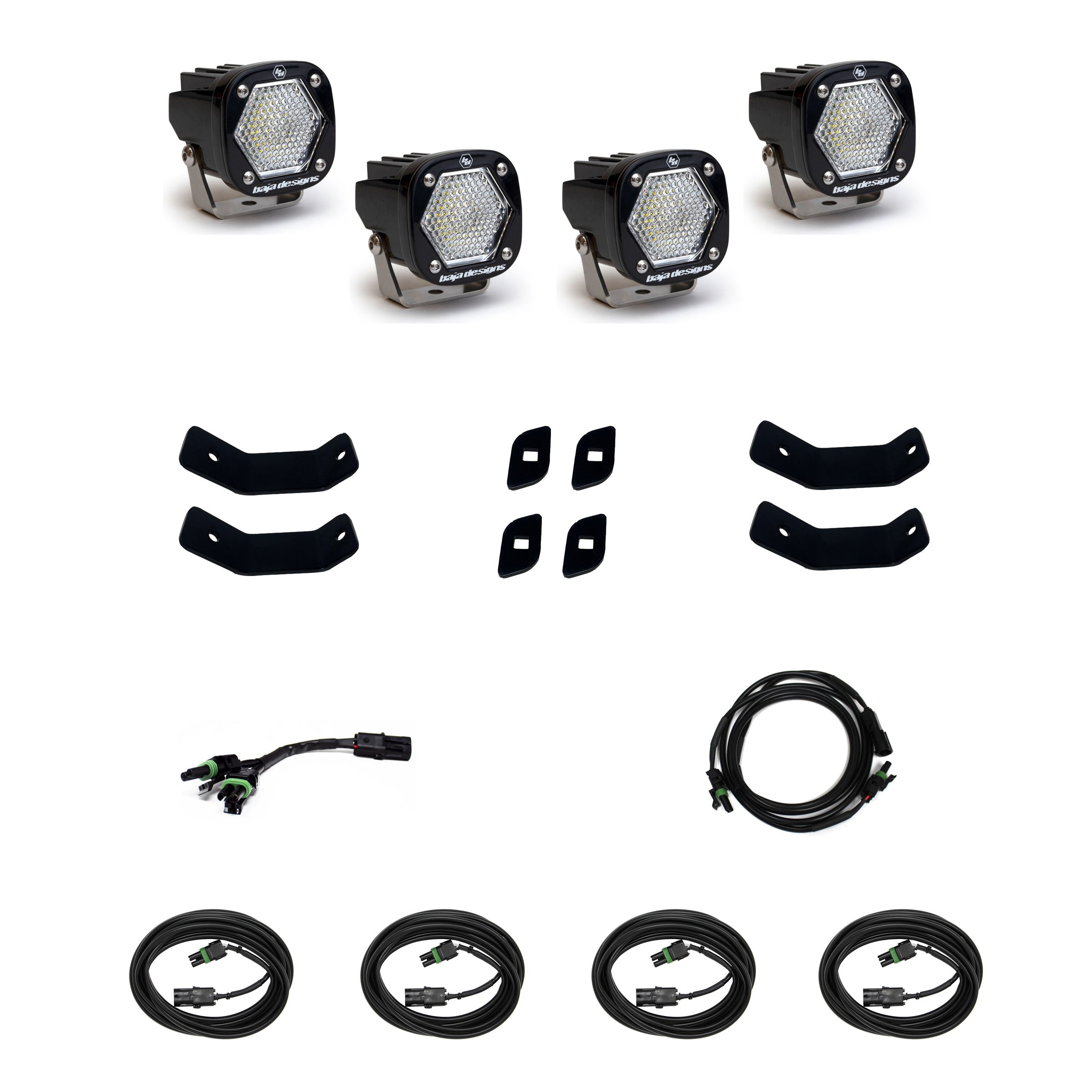 S1 Roof Rack Rail Kit - '19-26 Sprinter 1500/2500/3500 (Work/Scene; Clear)