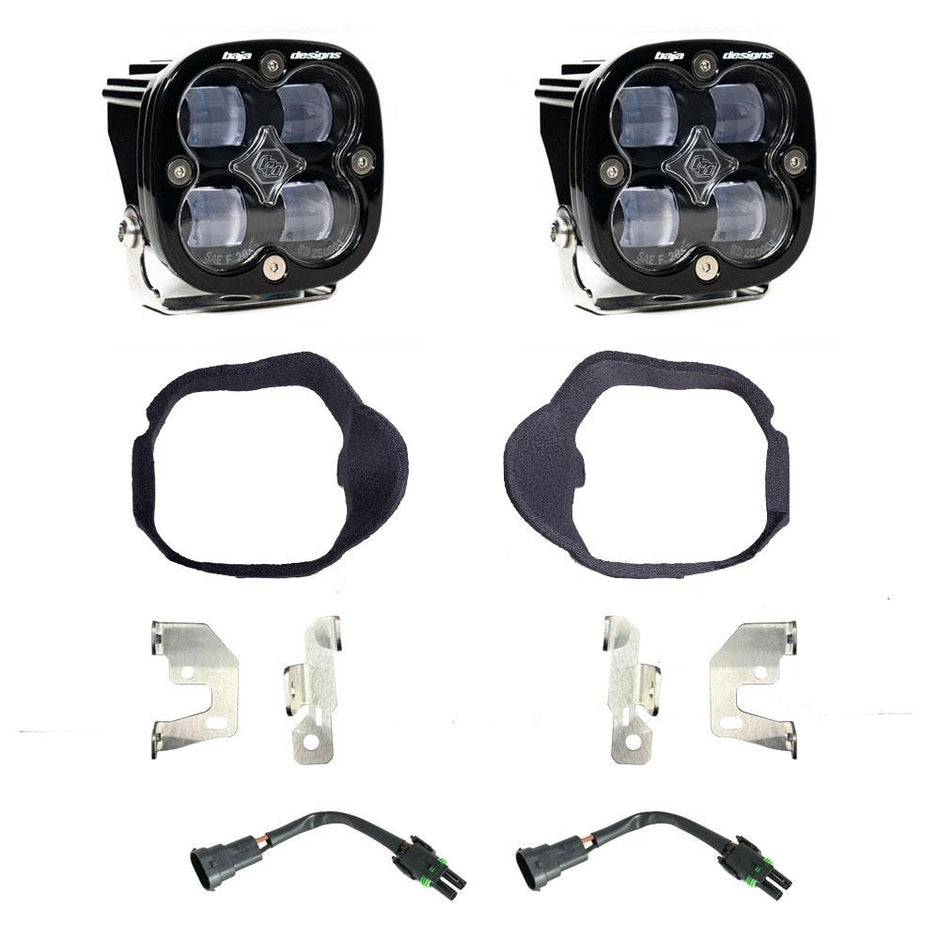 Squadron SAE Fog Pocket Kit - '19-26 Sprinter 1500/2500/3500 (SAE Fog; Clear)