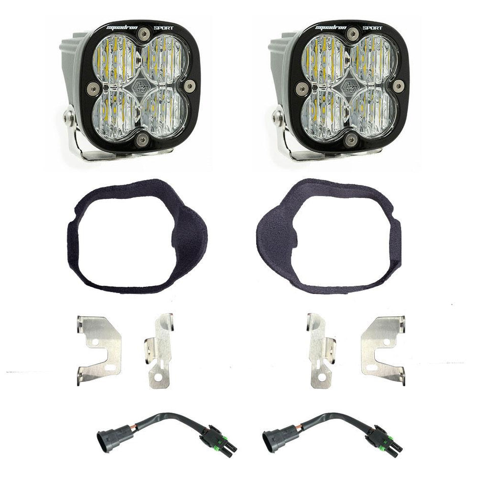 Squadron Sport Fog Pocket Kit - '19-26 Sprinter 1500/2500/3500 (Wide Cornering; Clear)