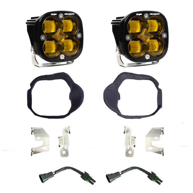 Squadron SAE Fog Pocket Kit - '19-26 Sprinter 1500/2500/3500 (SAE Fog; Baja Amber)