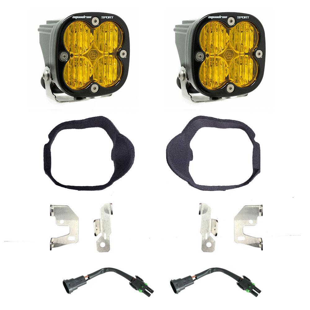 Squadron Sport Fog Pocket Kit - '19-26 Sprinter 1500/2500/3500 (Wide Cornering; Baja Amber)