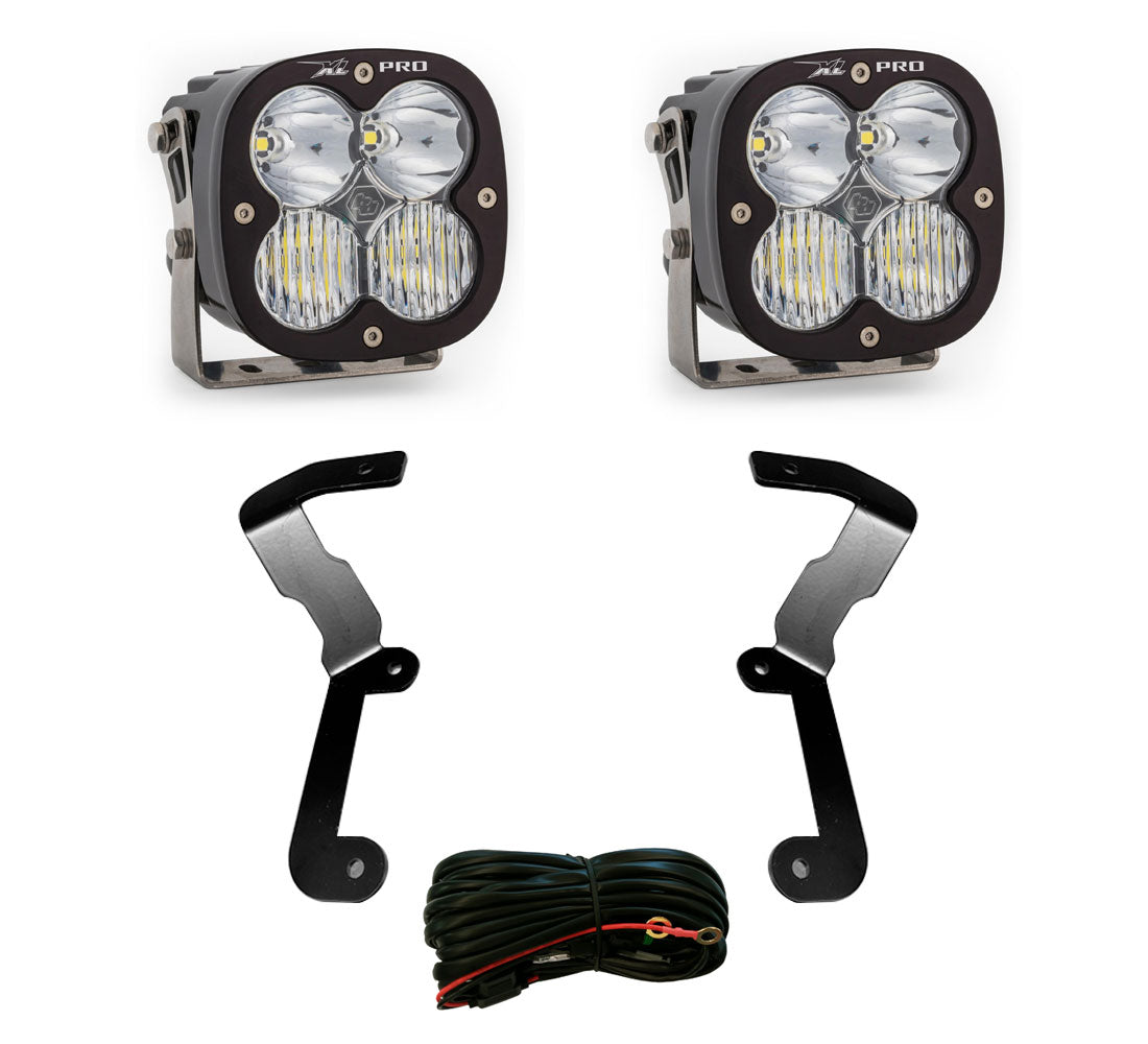 XL Pro A-Pillar Kit - '19-22 Sierra 1500 (Driving/Combo; Clear)